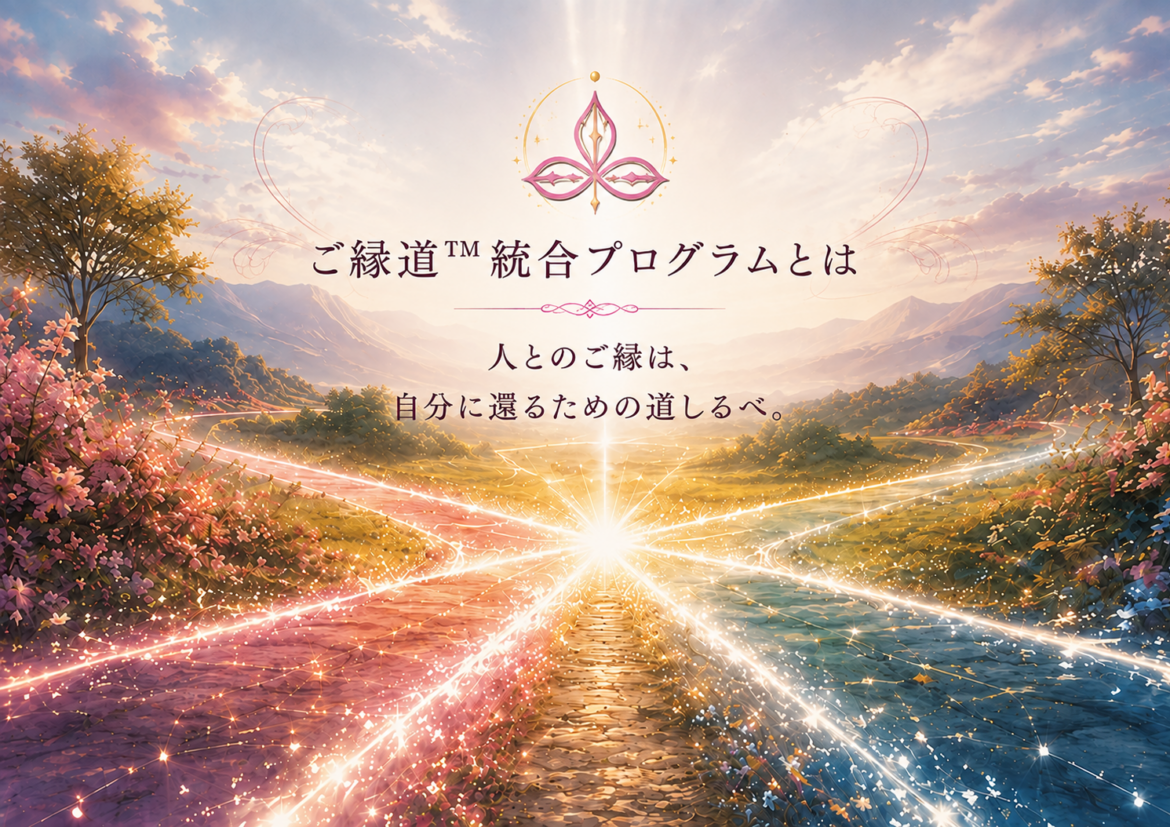 ご縁道™統合プログラム　〜 人とのご縁は、  自分に還るための道しるべ 〜